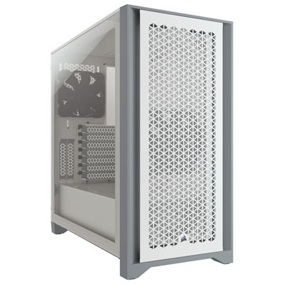 Image of Corsair 4000D Airflow Mid-Tower ATX Computer Case - White