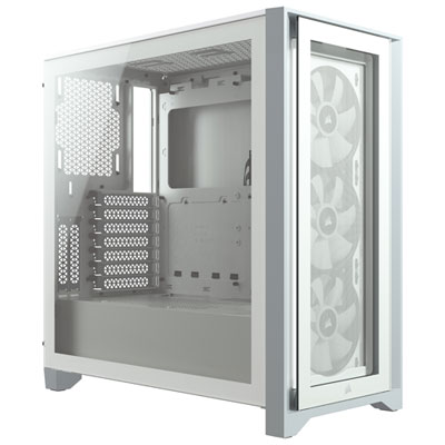 Image of Corsair 5000D Airflow Mid-Tower ATX Computer Case - White