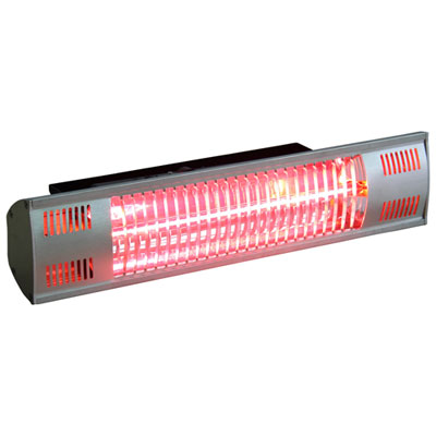 Image of EnerG+ HEA-21580 Wall-mounted Electric Infrared Heater - 5,100 BTU - Silver