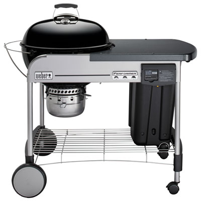 Image of Weber Performer Deluxe Charcoal BBQ - Black