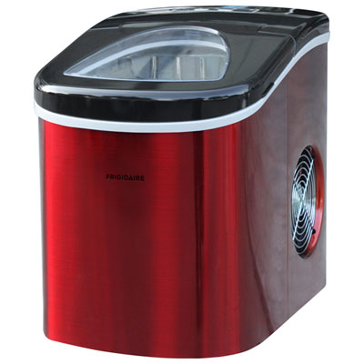 Image of Frigidaire 26 lb. Freestanding Ice Maker (EFIC117) - Red
