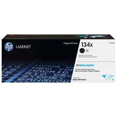 HP LaserJet 134X Black Toner (W1340X) HP  black toner cartridge