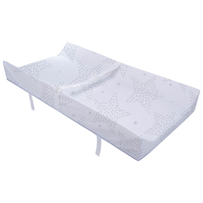 Image of Simmons Contoured Changing Pad - White/Grey Cover