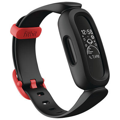 Image of Fitbit Ace 3 Kids Activity Tracker - Black - English