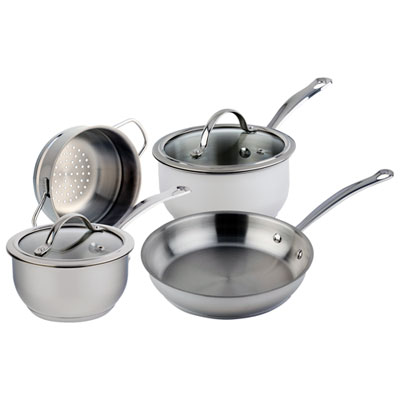 Batterie De Cuisine De 6 Pièces Nouvelle De Meyer - Acier Inoxydable