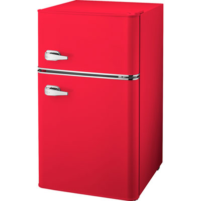 Insignia 3.1 Cu. Ft. Freestanding Bar Fridge (NS-CFR32RD1) - Red - Only at Best Buy It is taller than most other minis