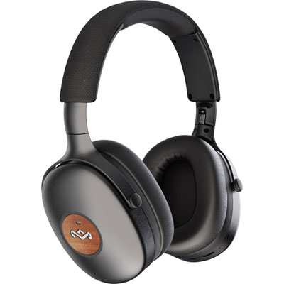 Image of House of Marley Positive Vibration XL Over-Ear Noise Cancelling Bluetooth Headphone - Black