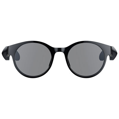 Razer Anzu Smart Bluetooth Audio Sunglasses - Round - Large to XL - Black smart glasses