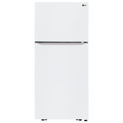 LG 30" 20.2 Cu. Ft. Top Freezer Refrigerator with LED Lighting (LTCS20020W) - White LG 20