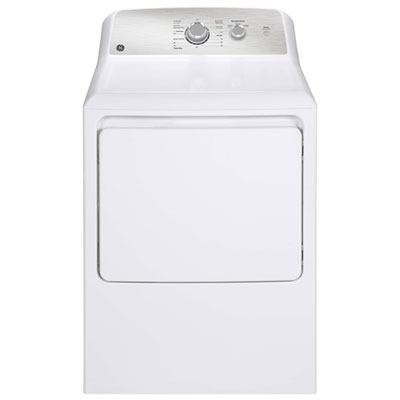 GE 6.2 Cu. Ft. Electric Dryer (GTX33EBMRWS) - White Was pleased to know that you sold a dryer to fit in my small galley utility room, especially when most washers and dryers are oversized