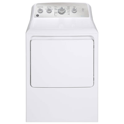 GE 7.2 Cu. Ft. Electric Dryer (GTD45EBMRWS) - White I just bought the washer and dryer and I love them so much they are my very first washer and dryer :)