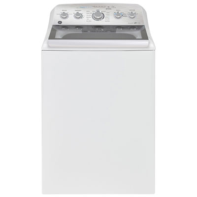 GE 5.0 Cu. Ft. High Efficiency Top Load Washer (GTW580BMRWS) -White