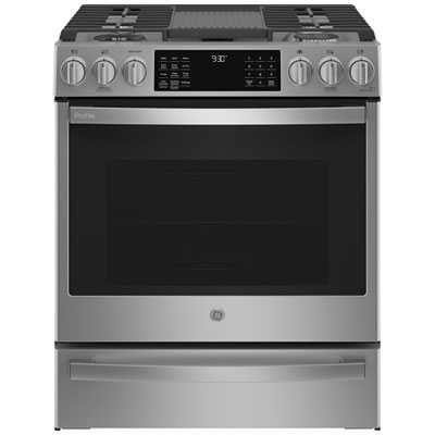 GE Profile 30" 5.7 Cu. Ft. True Convection Slide-In Gas Air Fry Range (PC2S930YPFS) - Stainless After checking it out online, we ordered it, What we didn't know is that the old range used 110v and the GE Profile needs 220v