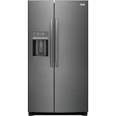 Frigidaire Gallery 36" 22.2 Cu. Ft. Side-By-Side Refrigerator (GRSC2352AD) - Black Stainless Pretty nice fridge