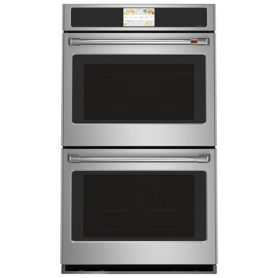 Cafe 30" 10 Cu. Ft. Double True Convection Electric Wall Oven (CTD90DP2NS1) - Stainless Steel Built in Double Oven -Excellent