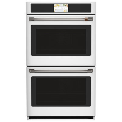 Cafe 30" 10 Cu. Ft. Double True Convection Electric Wall Oven (CTD90DP4NW2) - Matte White Love love love Cafe