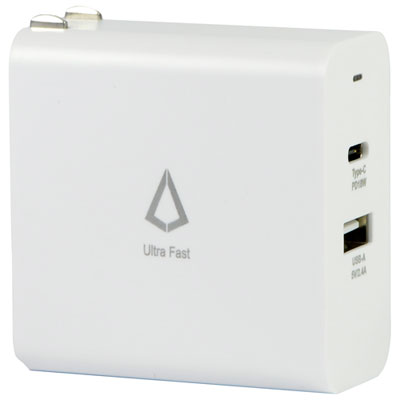 Libratel Power Delivery 30W USB-A/USB-C Wall Charger (LBTPD30W) - White I love that it is compact, particularly for travel