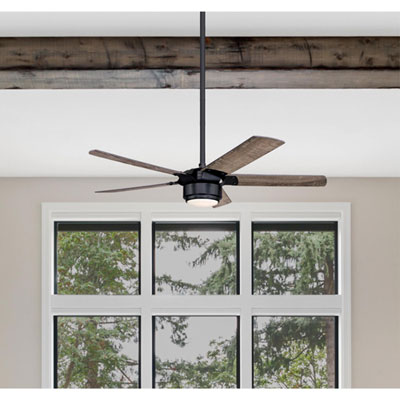 Image of Westinghouse Morris 52   LED Ceiling Fan with Light Kit - Black