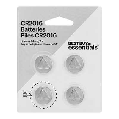 Best Buy Essentials CR2025 Lithium Batteries - 4 Pack Batteries