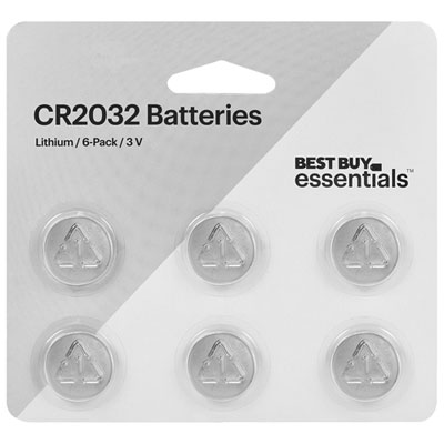 Image of Best Buy Essentials CR2032 Lithium Batteries - 6 Pack