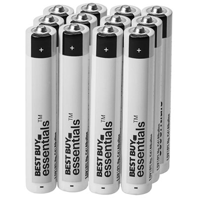 Image of Best Buy Essentials AAAA Alkaline Batteries - 12 Pack - Only at Best Buy