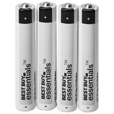 Image of Best Buy Essentials AAAA Alkaline Batteries - 4 Pack - Only at Best Buy