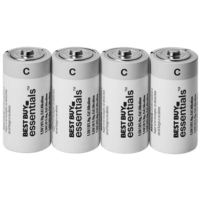 Image of Best Buy Essentials C Alkaline Batteries - 4 Pack - Only at Best Buy