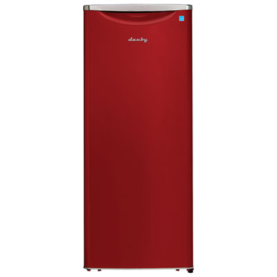 Danby 24" 11 Cu. Ft. All-Fridge Refrigerator (DAR110A3LDB) - Red Great Bar Fridge