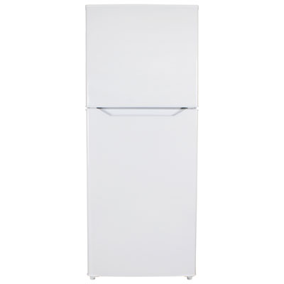 Danby 24" 10.1 Cu. Ft. Top Freezer Refrigerator with LED Lighting (DFF101B1WDB) - White Great Small Fridge