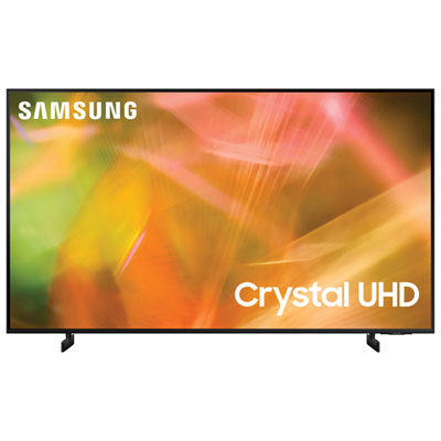 Samsung 75" 4K UHD HDR LED Tizen Smart TV (UN75AU8000FXZC) - 2021 70 inch tv
