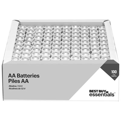 Image of Best Buy Essentials   AA   Batteries - 100 Pack - Only at Best Buy