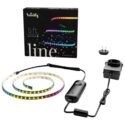 Twinkly Line Smart 1.5m (5 ft.) RGB LED Light Strip - 600 Lights SO MUCH BETTER THAN REGULAR LEDS!!!