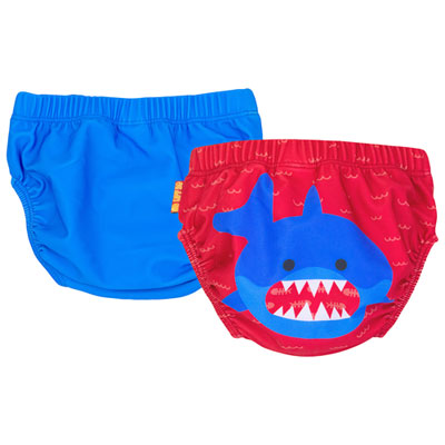 Image of Zoocchini Knit Swim Diaper - 6 to 12 Months - Set of 2 - Shark