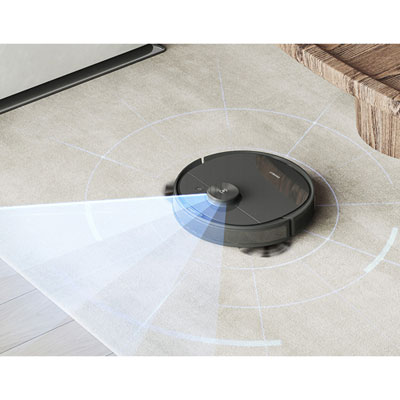 Ecovacs Deebot Ozmo N8 Robot Vacuum & Mop - Black | Best Buy Canada