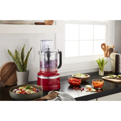 13-Cup Food Processor with French Fry Disc and Dicing Kit Empire Red  KFP1320ER
