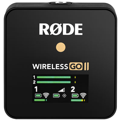 Rode Wireless Go II Dual Lavalier Microphone System | Best Buy Canada