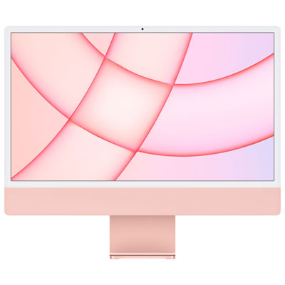 Apple iMac 24" (Spring 2021) - Pink (Apple M1 Chip / 8-Core GPU / 512GB SSD / 8GB RAM) - French