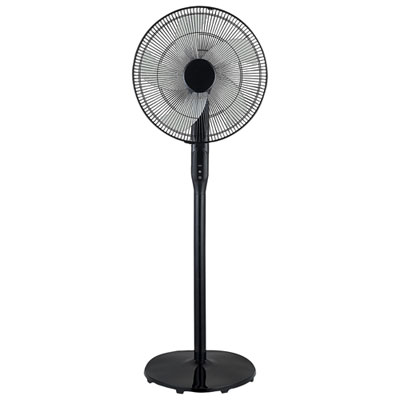Image of Ecohouzng DC Oscillating Pedestal Fan - 16   - Black