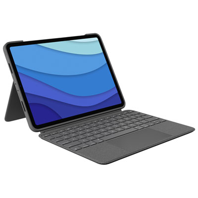 Logitech Combo Touch Keyboard Case with Trackpad for iPad Pro 11" (4th/3rd/2nd/1st Gen) - Oxford Grey - En LogiTech Combo Touch iPad Pro Keyboard Folio