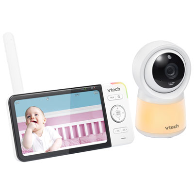 VTECH Babyphone video view max ecran 5 pouces pas cher 