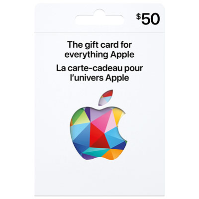 Apple Gift Card - $50 - In-Store Only