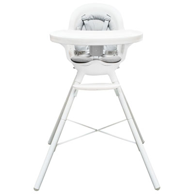 Image of Boon GRUB Baby High Chair with Removable Seat and Tray - White