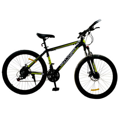 GoTyger 66 cm 24 Speed Mountain Bike - Black