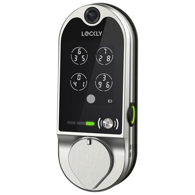 LOCKLY Vision Bluetooth & Wi-Fi Smart Lock with Video Doorbell - Satin Nickel As a matter of fact about my daughter and son-in-law one for their front door for their housewarming gift