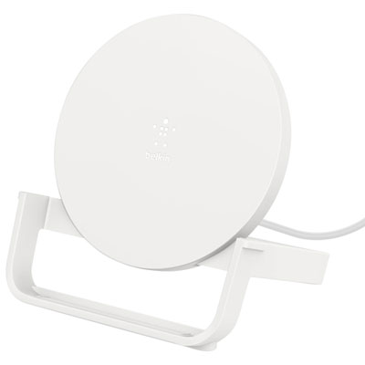 Image of Belkin QuickCharge 10W Qi-Certified Wireless Charger - White