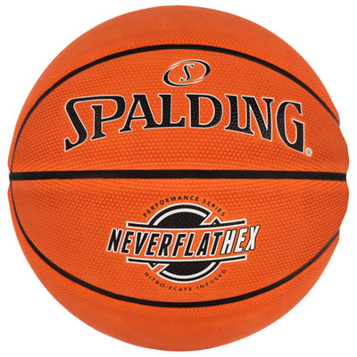 Spalding Neverflat Soft Grip Technology Size 7 (29.5") Basketball SGT NeverFlat Hexagrip Indoor-Outdoor Basketball