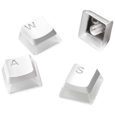 Image of SteelSeries PrismCaps MX Stem Mechanical Keyboard Keycap Set - White