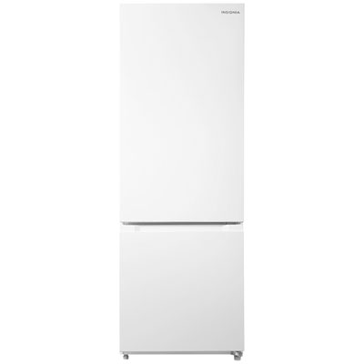 Insignia 24" 11.5 Cu. Ft. Bottom Freezer Refrigerator (NS-RBM11WH2-C) - White Perfect for an apartment!