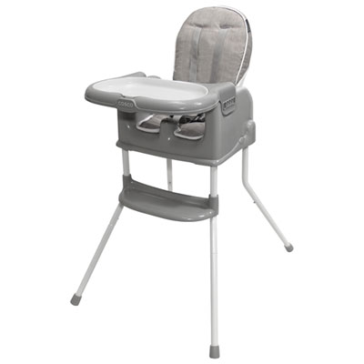 Image of Cosco 4-in-1 Sit Smart High Chair with Tray - Linen Slate/Beige