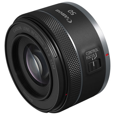 Open Box - Canon RF 50mm f/1.8 STM Lens - Black